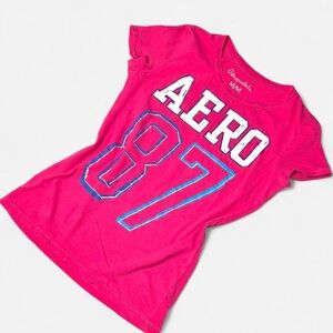 Vintage Y2K Aeropostale Baby Tee, Pink, Size Medium